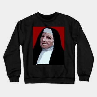 nun bank robber Crewneck Sweatshirt